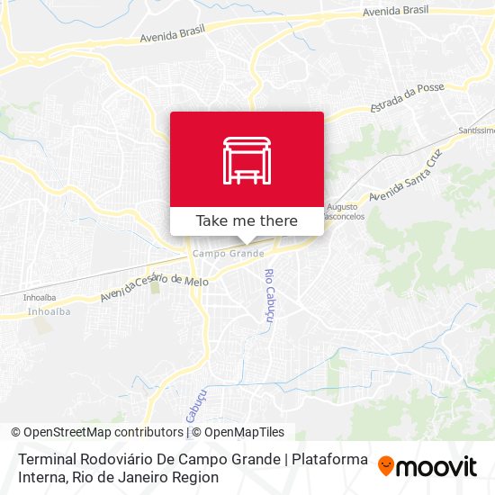 Mapa Terminal Rodoviário De Campo Grande | Plataforma Interna