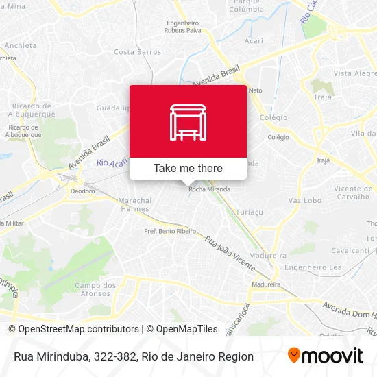 Rua Mirinduba, 322-382 map