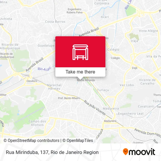 Rua Mirinduba, 137 map