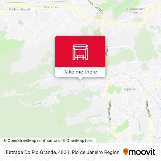 Estrada Do Rio Grande, 4831 map
