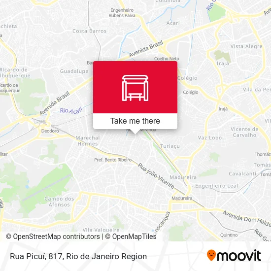 Rua Picuí, 817 map