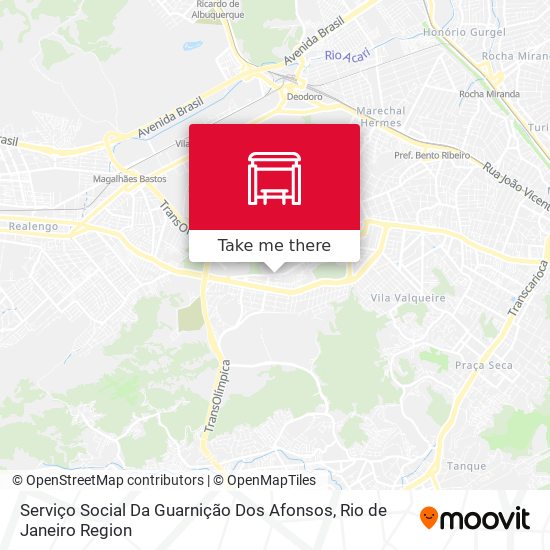 Serviço Social Da Guarnição Dos Afonsos map