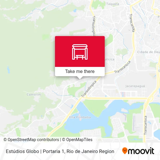 Estúdios Globo | Portaria 1 map