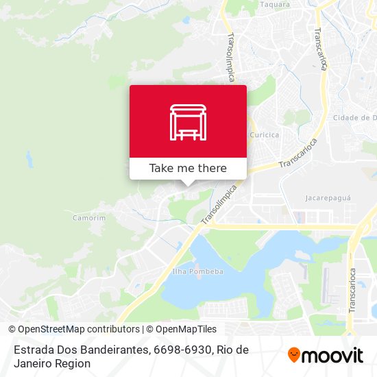 Estrada Dos Bandeirantes, 6698-6930 map