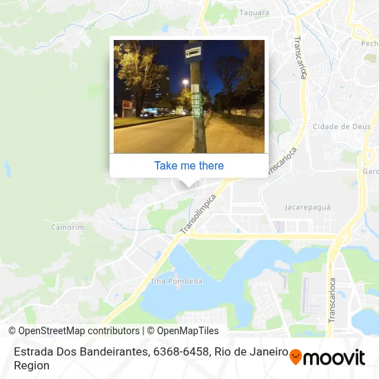 Estrada Dos Bandeirantes, 6368-6458 map