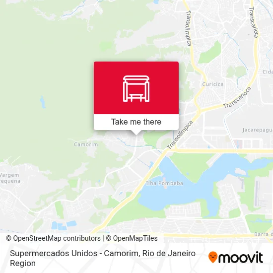 Supermercados Unidos - Camorim map