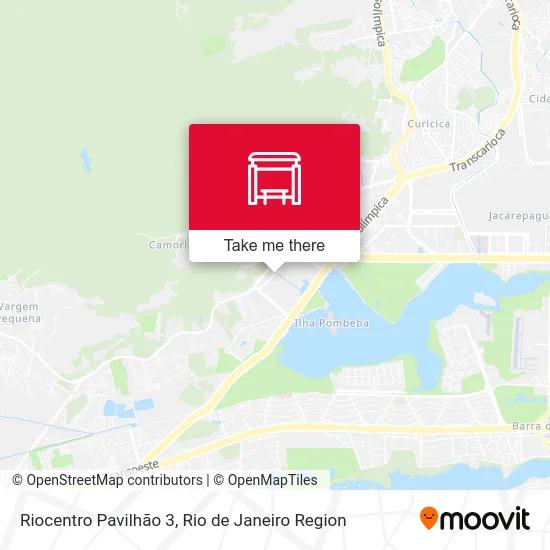 Riocentro Pavilhão 3 map