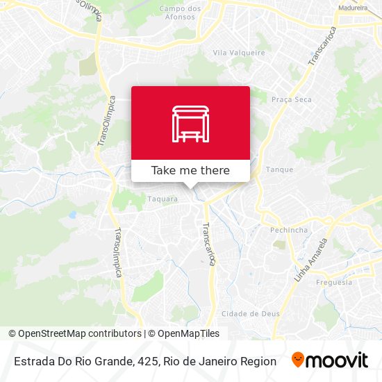 Estrada Do Rio Grande, 425 map