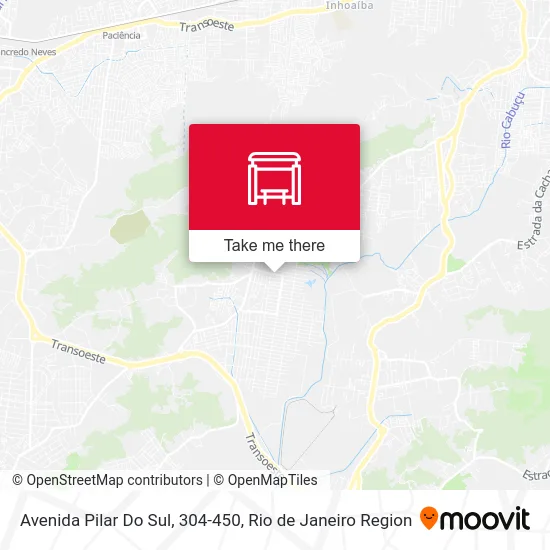 Avenida Pilar Do Sul, 304-450 map