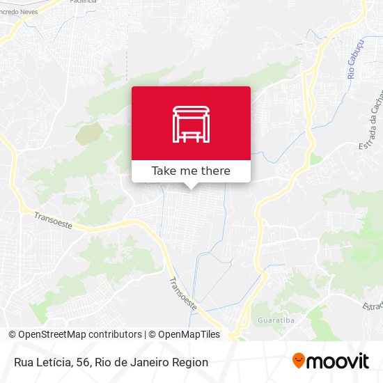 Rua Letícia, 56 map