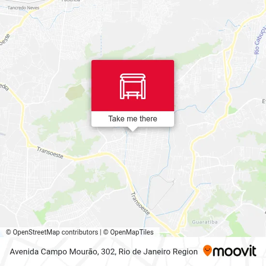 Avenida Campo Mourão, 302 map