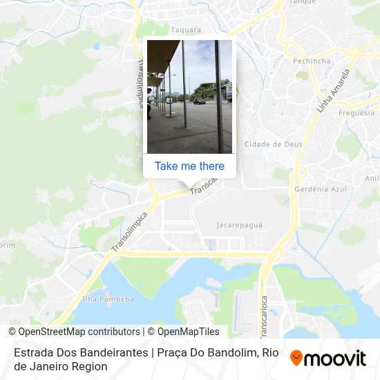 Estrada Dos Bandeirantes | Praça Do Bandolim map