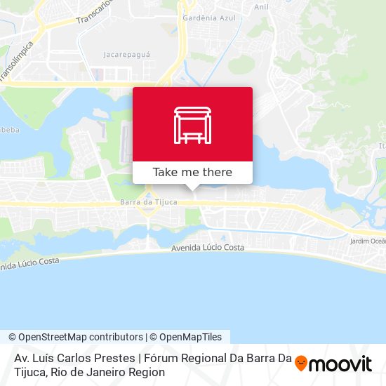 Av. Luís Carlos Prestes | Fórum Regional Da Barra Da Tijuca map