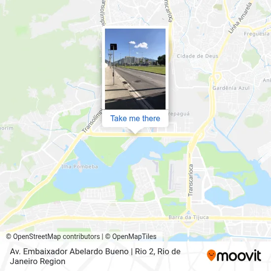 Av. Embaixador Abelardo Bueno | Rio 2 map