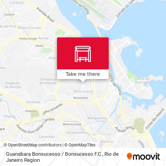 Guanabara Bonsucesso / Bonsucesso F.C. map