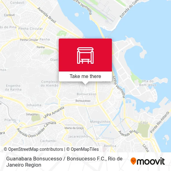 Guanabara Bonsucesso / Bonsucesso F.C. map