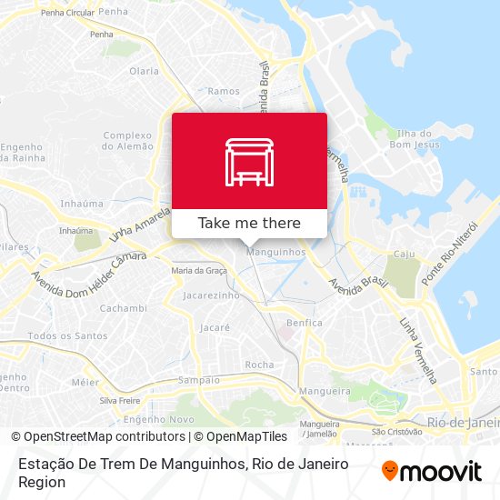 Estação De Trem De Manguinhos map