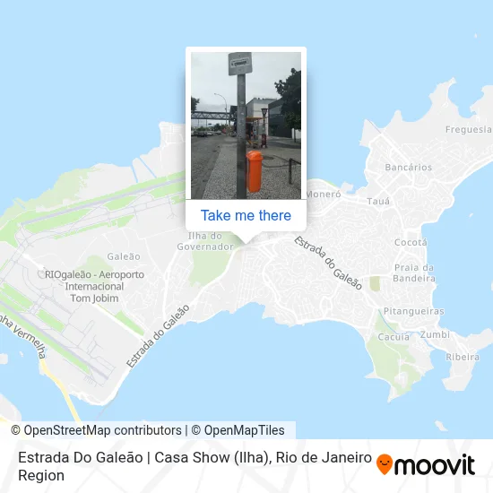 Estrada Do Galeão | Casa Show (Ilha) map