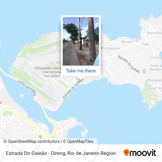 Estrada Do Galeão - Direng map