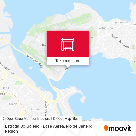 Estrada Do Galeão - Base Aérea map