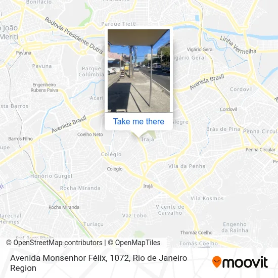 Avenida Monsenhor Félix, 1072 map