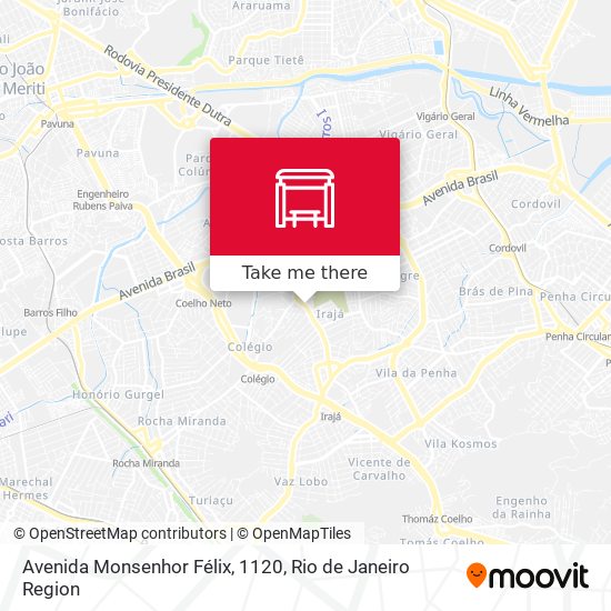 Avenida Monsenhor Félix, 1120 map