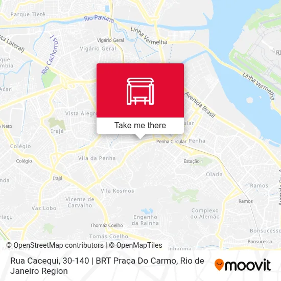Rua Cacequi, 30-140 | BRT Praça Do Carmo map