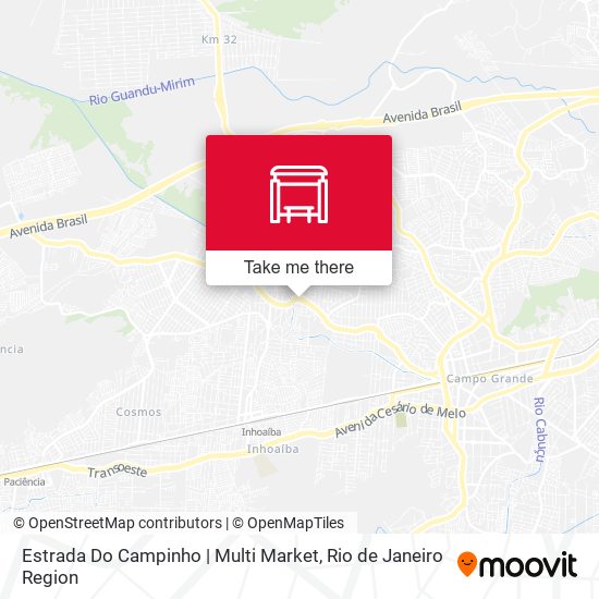 Estrada Do Campinho | Multi Market map