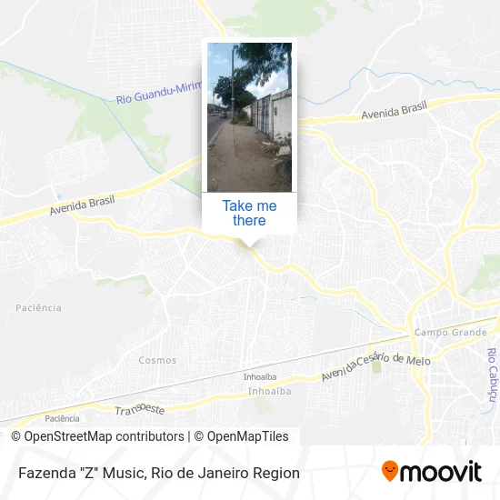 Fazenda ''Z''  Music map