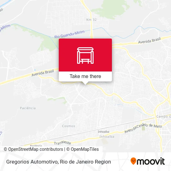 Gregorios Automotivo map