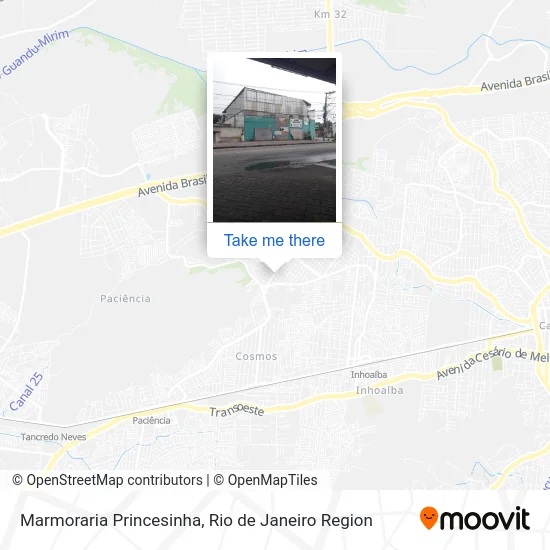 Marmoraria Princesinha map