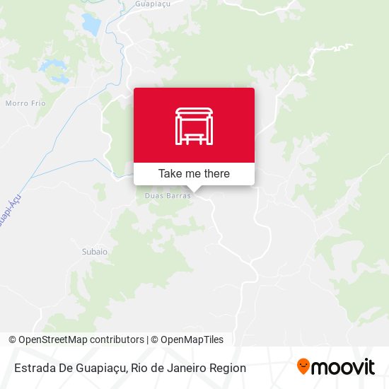 Estrada De Guapiaçu map