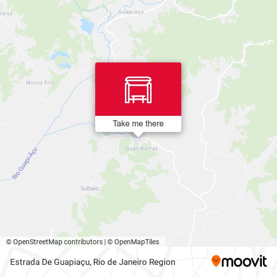 Estrada De Guapiaçu map