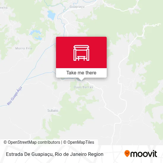 Estrada De Guapiaçu map