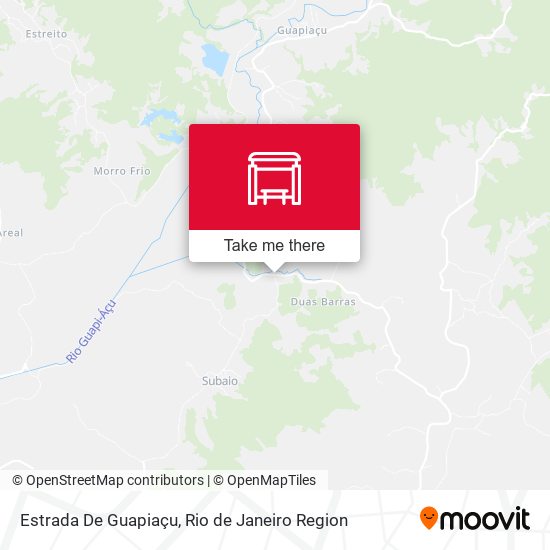 Estrada De Guapiaçu map