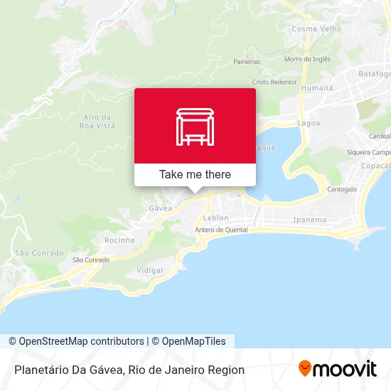 Planetário Da Gávea map