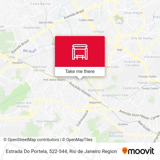 Estrada Do Portela, 522-544 map