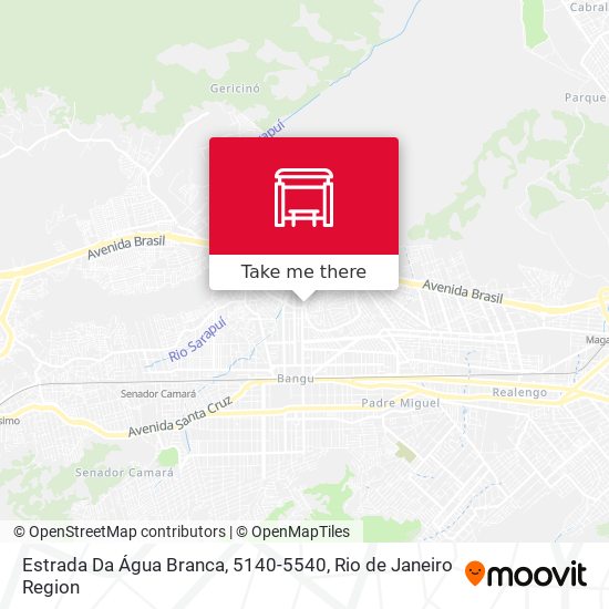 Estrada Da Água Branca, 5140-5540 map