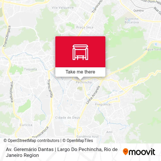 Av. Geremário Dantas | Largo Do Pechincha map