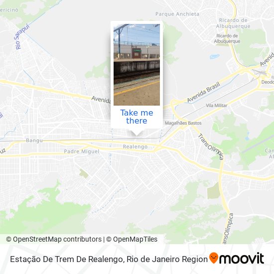Estação De Trem De Realengo map