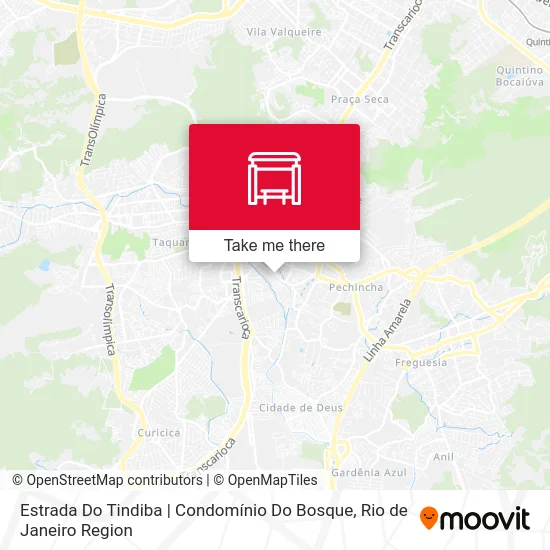 Estrada Do Tindiba | Condomínio Do Bosque map