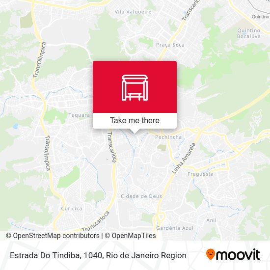 Estrada Do Tindiba, 1040 map