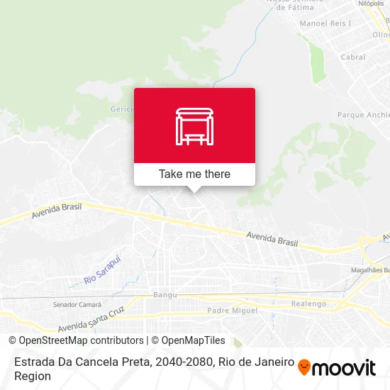 Estrada Da Cancela Preta, 2040-2080 map