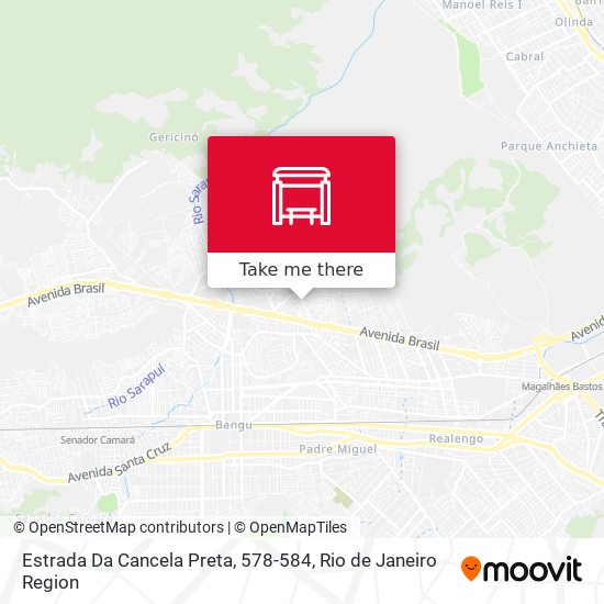 Estrada Da Cancela Preta, 578-584 map