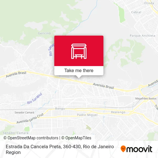 Estrada Da Cancela Preta, 360-430 map