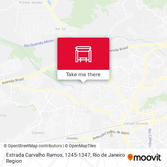 Estrada Carvalho Ramos, 1245-1347 map