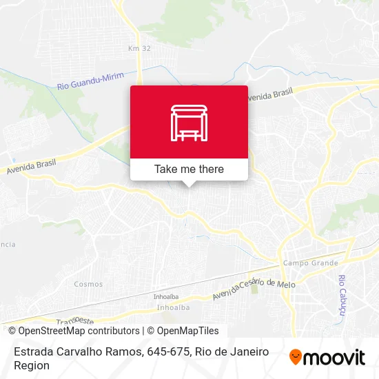 Estrada Carvalho Ramos, 645-675 map