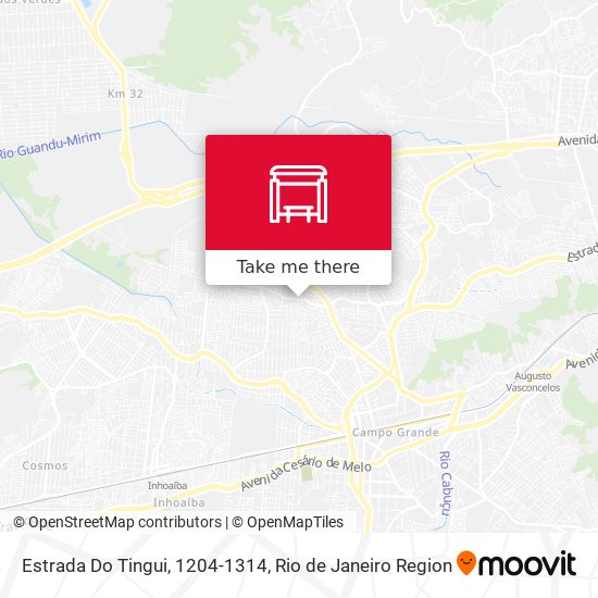 Estrada Do Tingui, 1204-1314 map