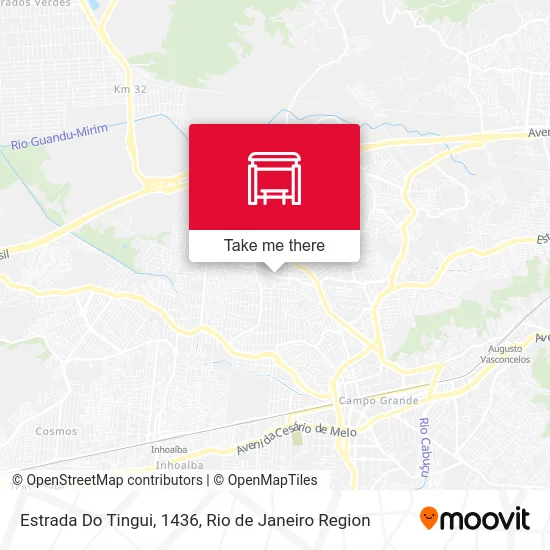 Estrada Do Tingui, 1436 map