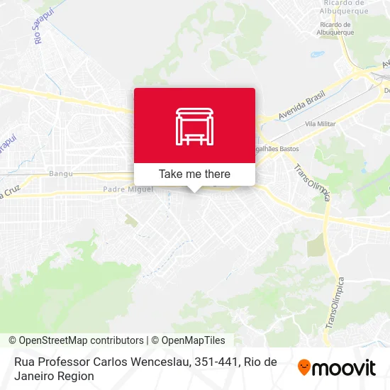Rua Professor Carlos Wenceslau, 351-441 map